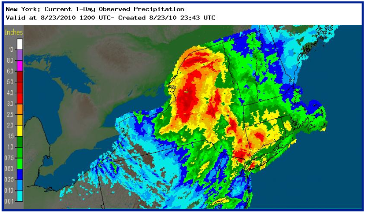 NY Precipitation Totals