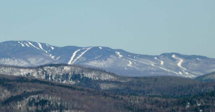 Gore Mountain from the top of Hickory Ski Center