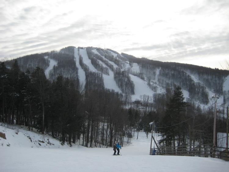 View of Versant du Village from Versant du Soleil