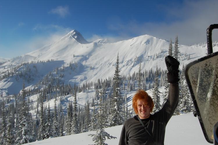 In the Selkirk Range of the Kootney Mtns - New Denver BC