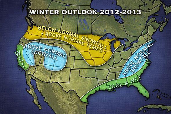 First Long Term Call for Winter from Accuweather