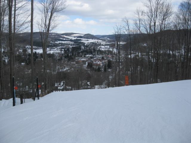 View from the ridge top