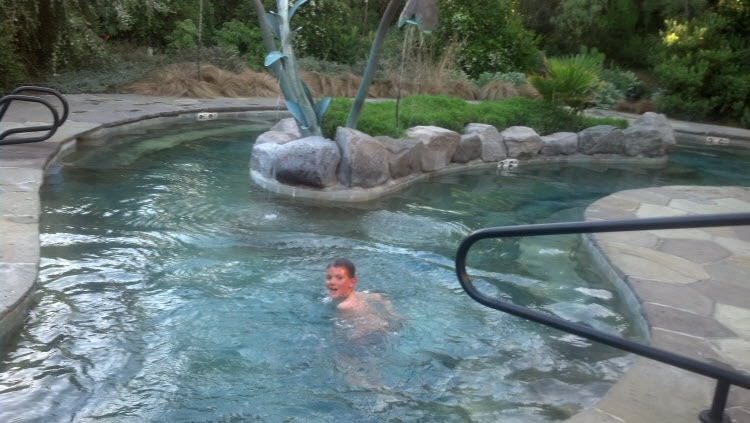 Hot tub at Edgefield