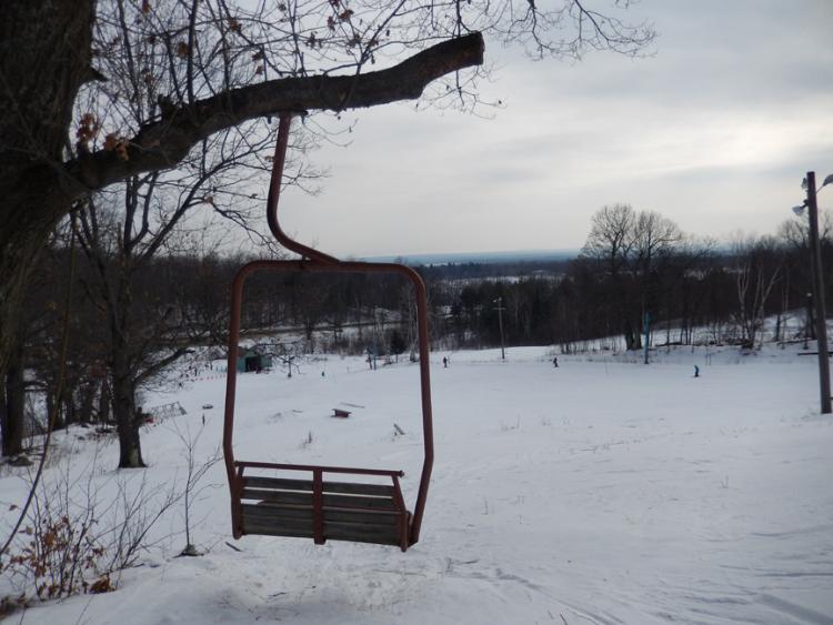 Chair swing, likely from Paleface, overlooking Main Slope