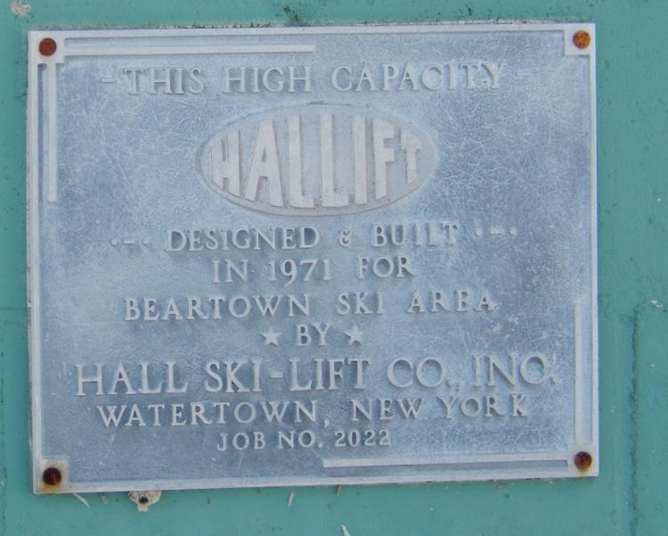 Hall T-bar Plaque