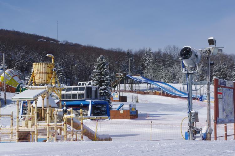 Camel Back Base Area With Water Park Features