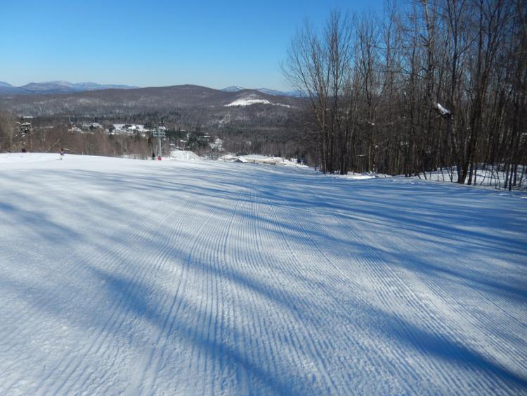 Corduroy from the summit