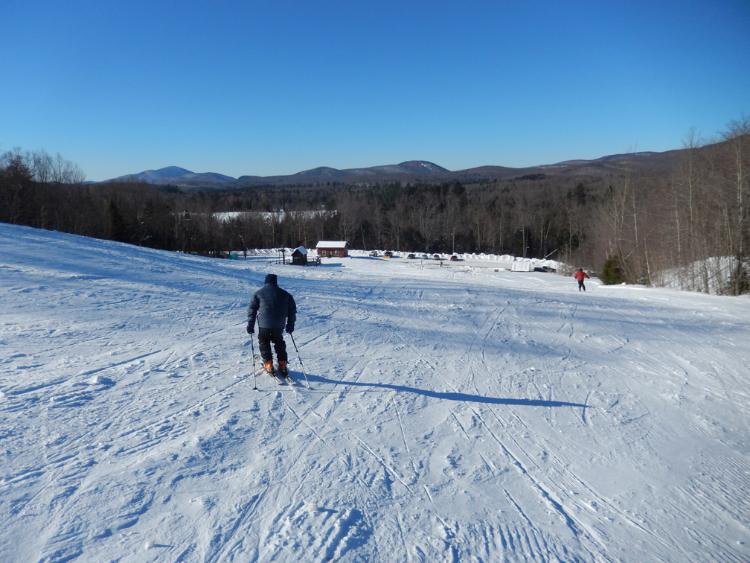 Lower portion of main slope