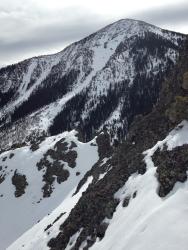 Fremont Peak from the toe end of Soft Core Ridge right before dropping into the Foot Fetish Shots