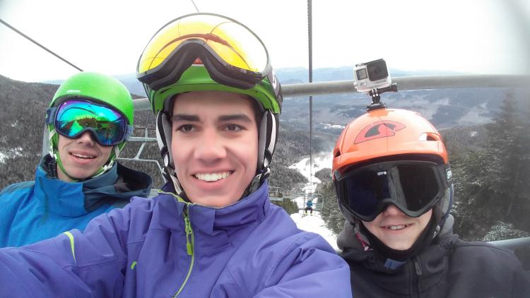 Joe, Me, and Jacob on the Summit Quad.