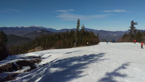 The view looking north toward the Presidential Range