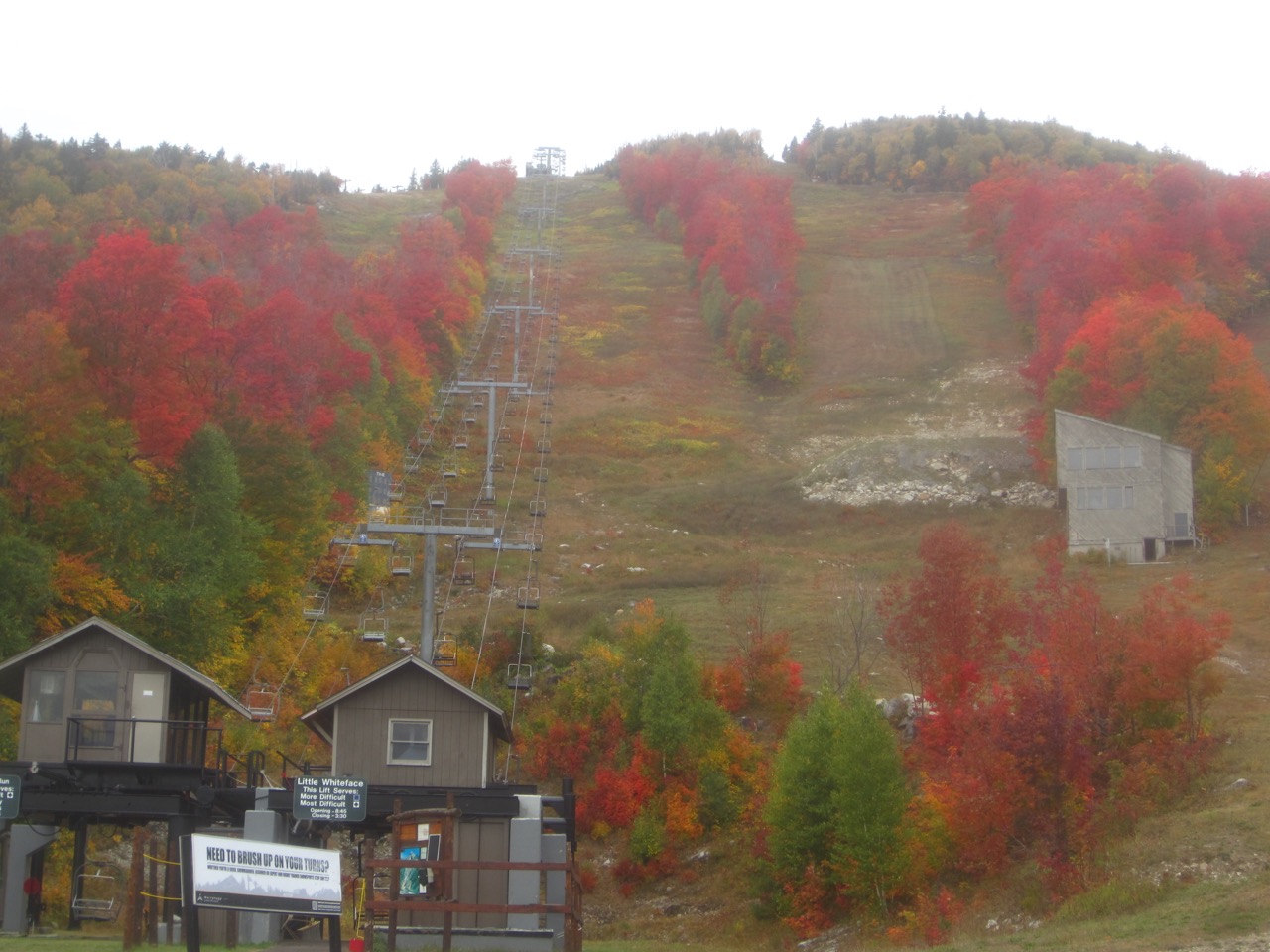 View looking up from from Mid-Station