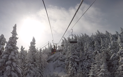 Snow ghosts on the High Peaks Chair