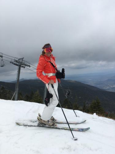 Karen on Whiteface Summit